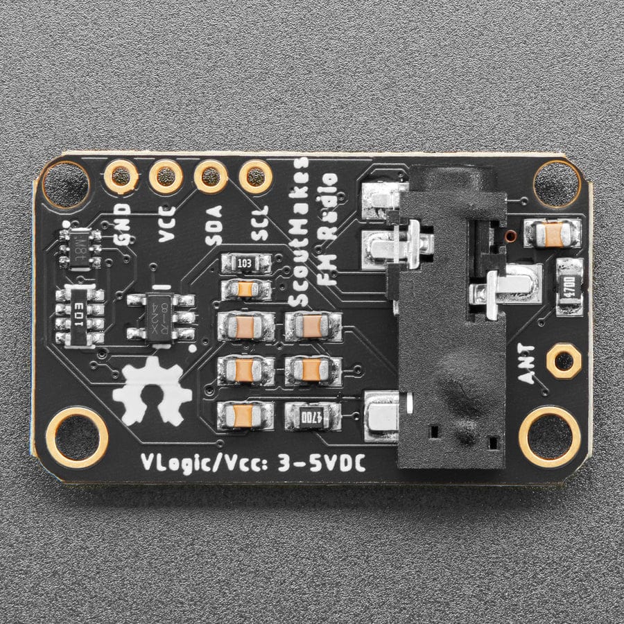 ScoutMakes FM Radio Board - STEMMA QT / Qwiic by Adafruit - The Pi Hut