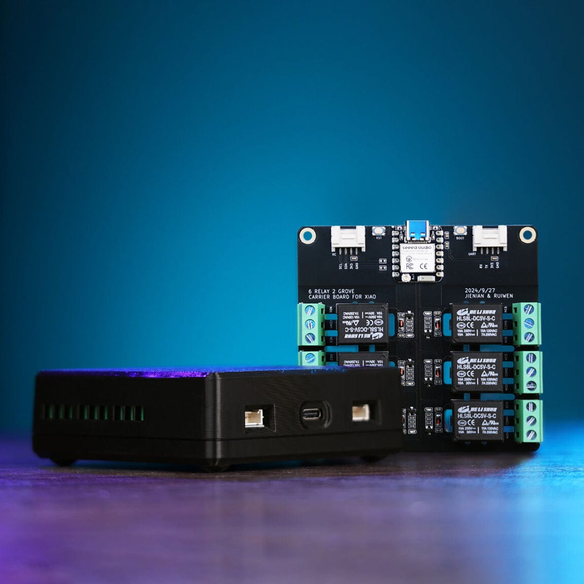 Seeed XIAO 6-Channel Wi-Fi 5V DC Relay (ESP32-C6) by Seeed - The Pi Hut