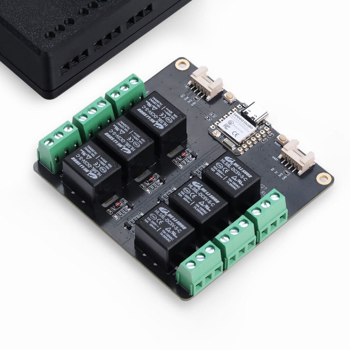 Seeed XIAO 6-Channel Wi-Fi 5V DC Relay (ESP32-C6)