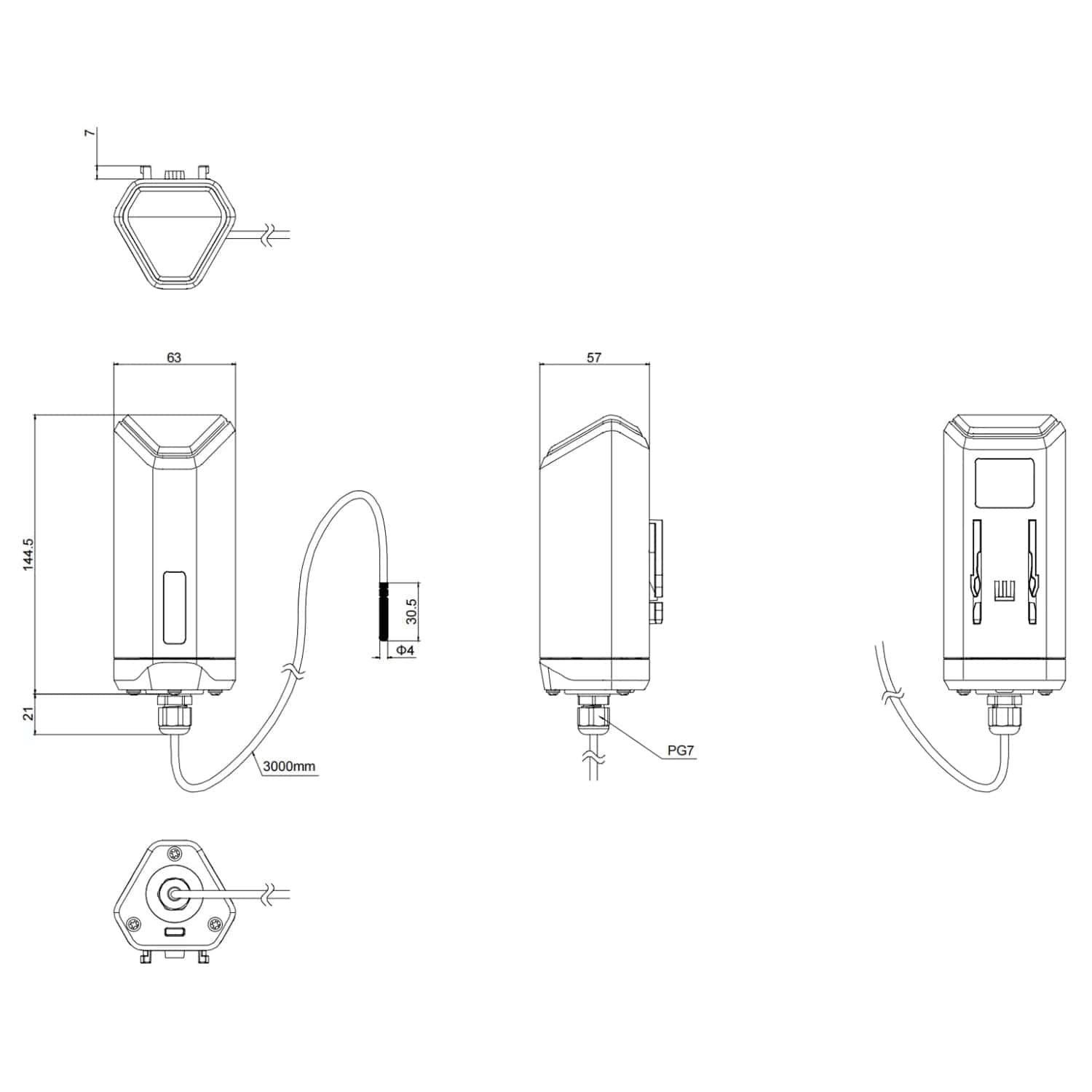 SenseCAP S2107 - LoRaWAN Temperature Sensor with PT1000 by Seeed - The Pi Hut