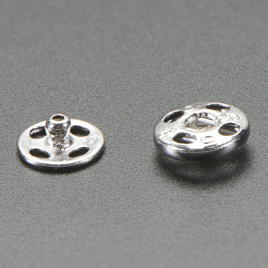 Sewable Snaps - 5mm Diameter - Card of 24 by Adafruit - The Pi Hut