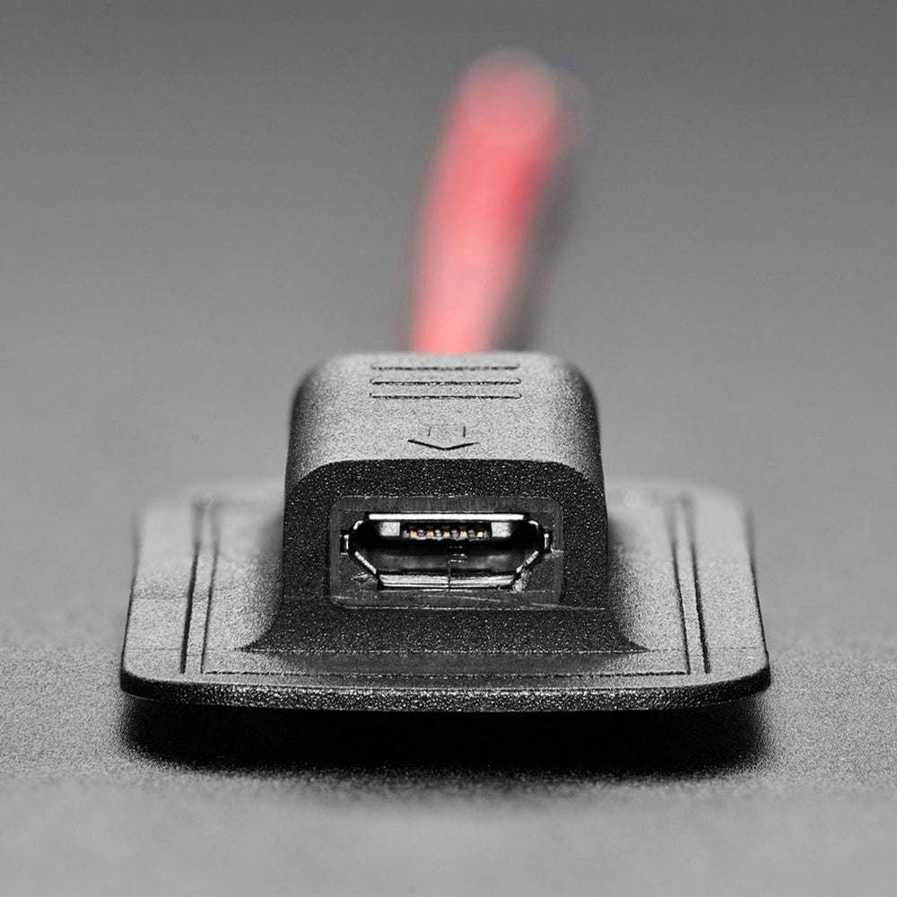 Sewable USB Micro B Power Jack Connector by Adafruit - The Pi Hut
