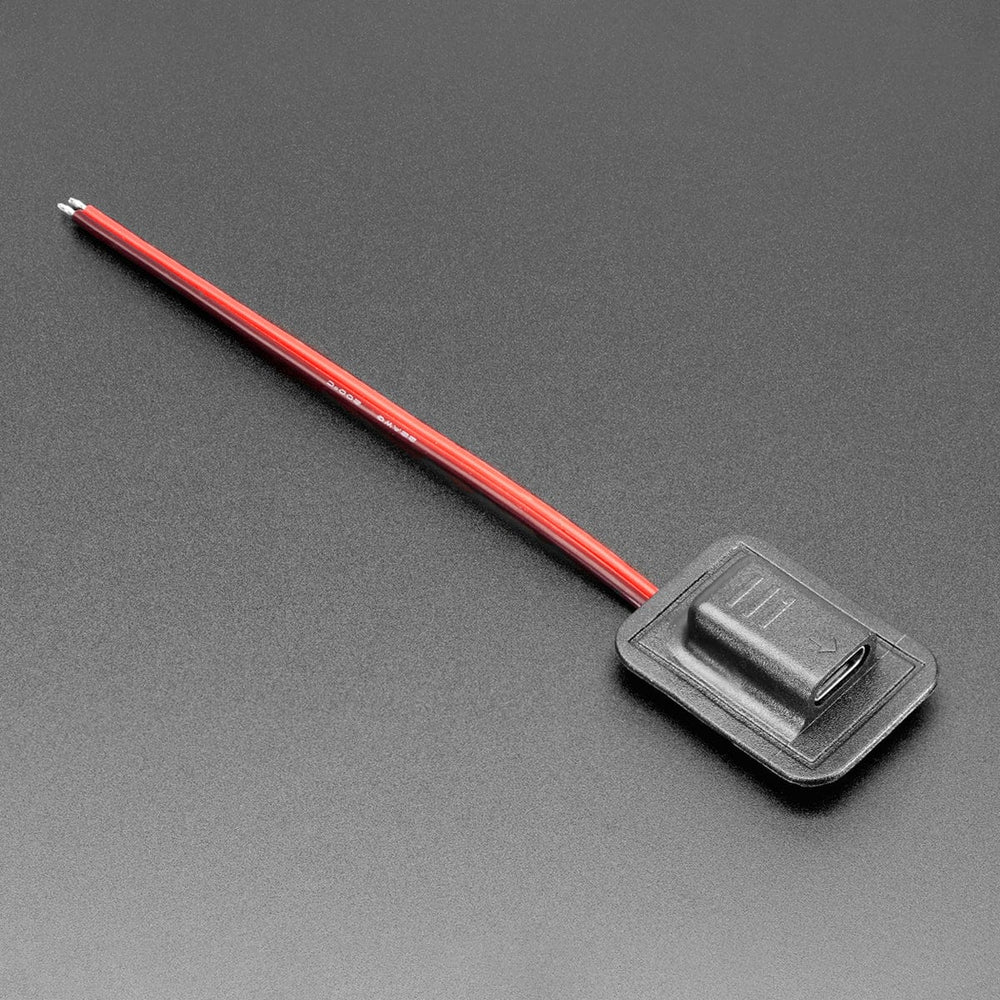 Sewable USB Type C Power Jack Connector by Adafruit - The Pi Hut