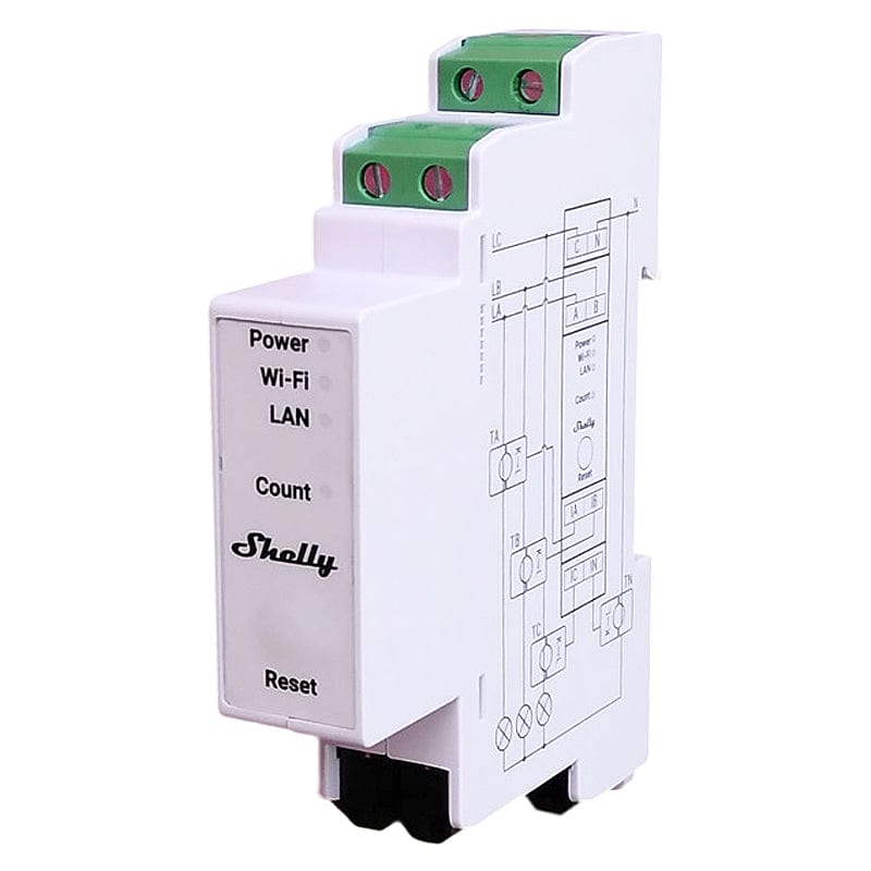 Shelly Pro 3EM 120A by Shelly - The Pi Hut