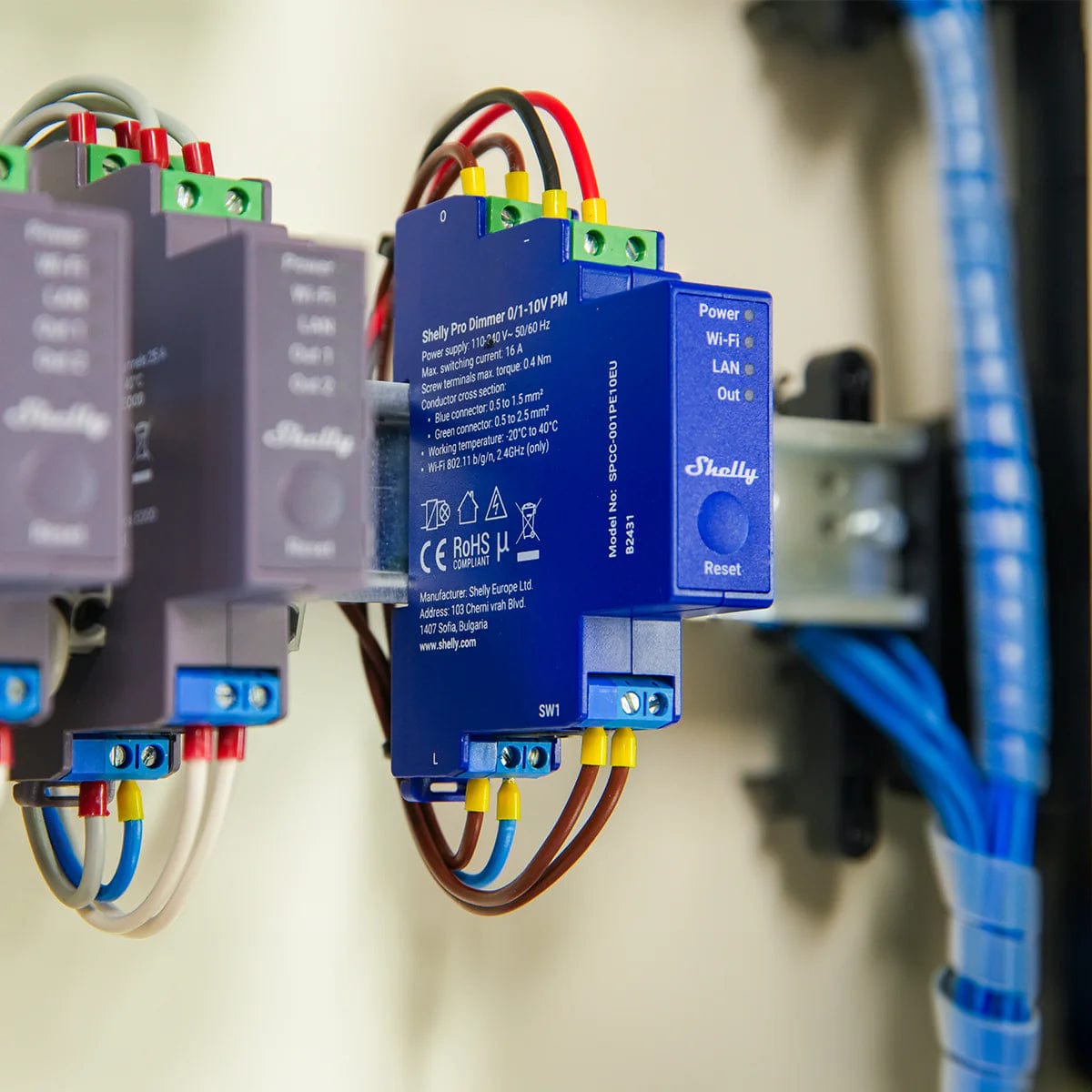 Shelly Pro Dimmer 0/1-10V PM by Shelly - The Pi Hut