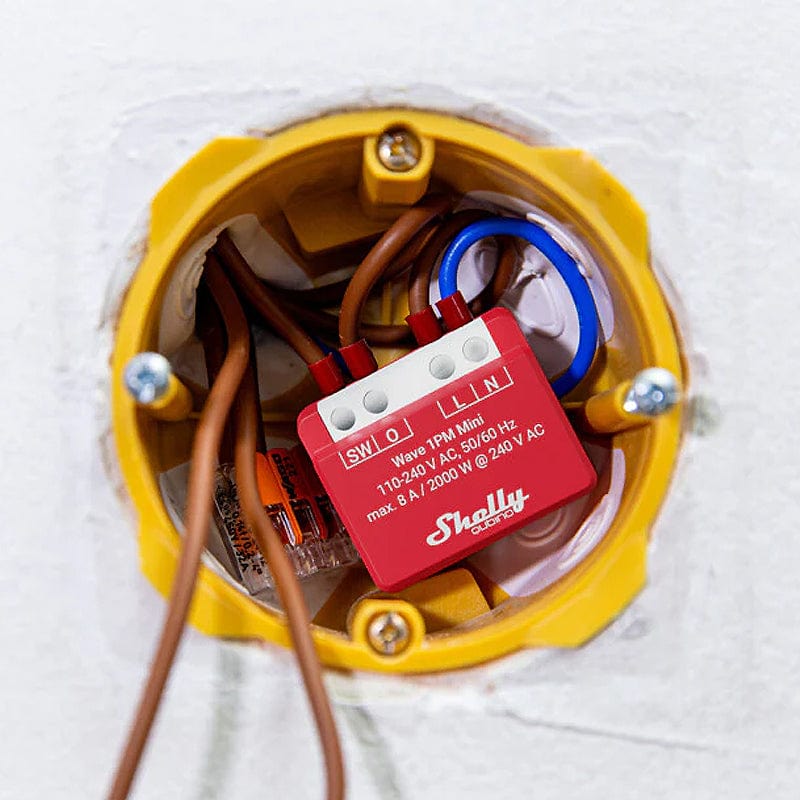 Shelly Wave 1PM Mini by Shelly - The Pi Hut