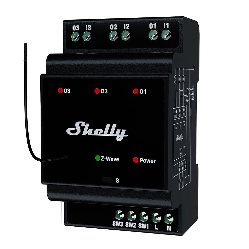 Shelly Wave Pro 3 LR by Shelly - The Pi Hut