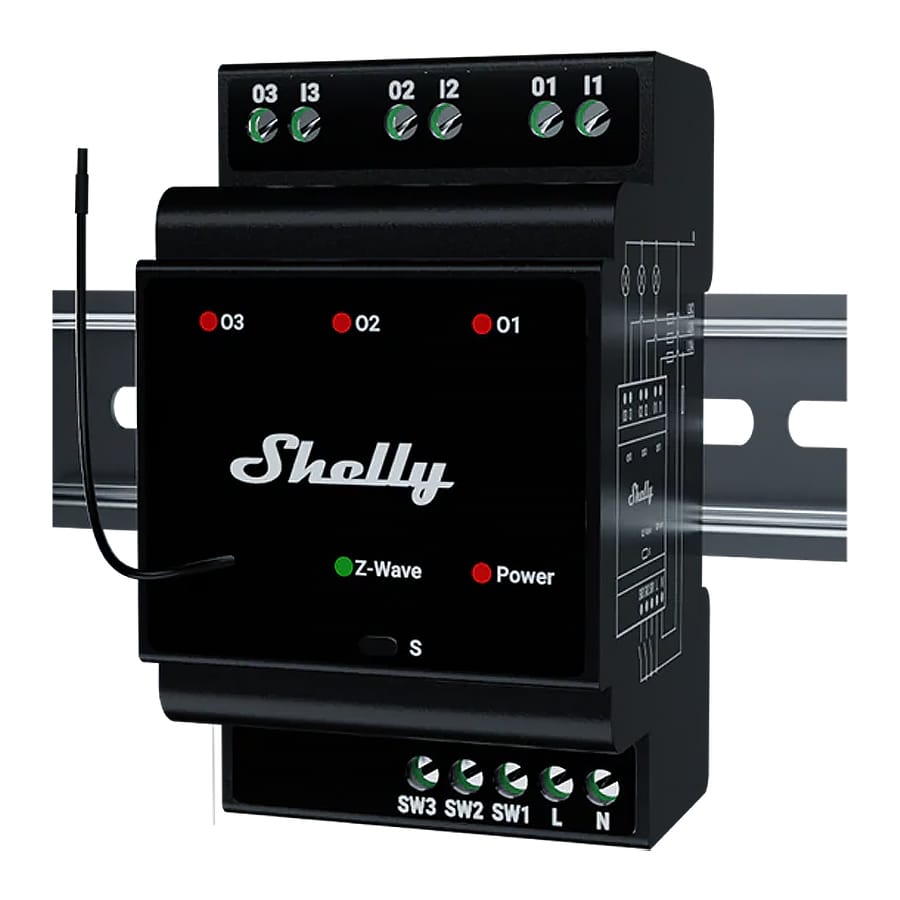 Shelly Wave Pro 3 LR by Shelly - The Pi Hut