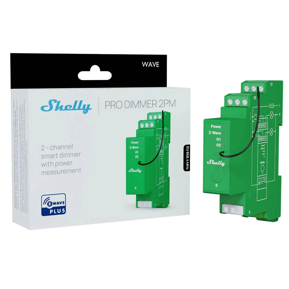 Shelly Wave Pro Dimmer 2PM by Shelly - The Pi Hut