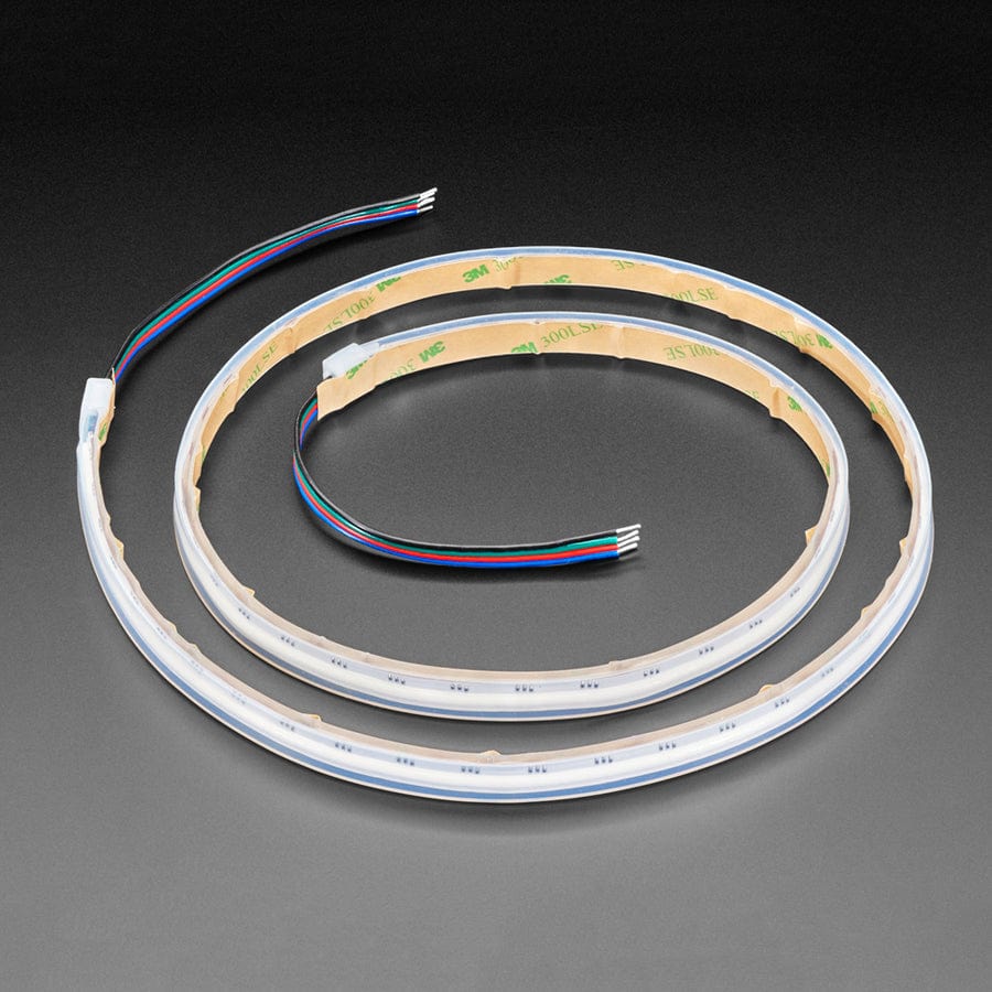 Side-Light Flexible Analog RGB LED Strip - 630 LEDs per meter - 1 Meter by Adafruit - The Pi Hut