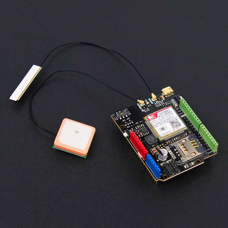 SIM7000C Arduino NB-IoT/LTE/GPRS/GPS Expansion Shield by DFRobot - The Pi Hut