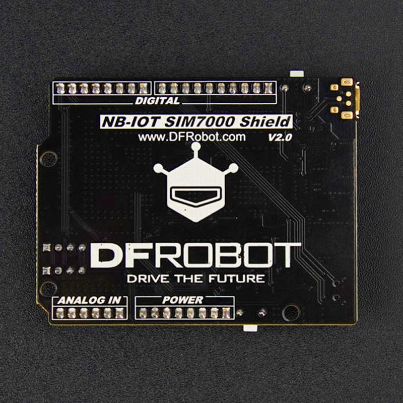 SIM7000C Arduino NB-IoT/LTE/GPRS/GPS Expansion Shield by DFRobot - The Pi Hut