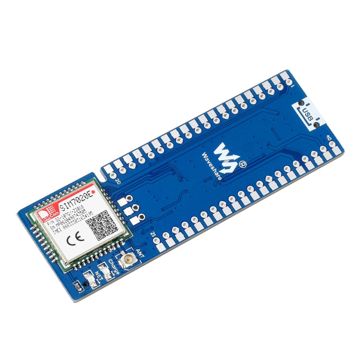 SIM7020E NB-IoT Module For Raspberry Pi Pico by Waveshare - The Pi Hut
