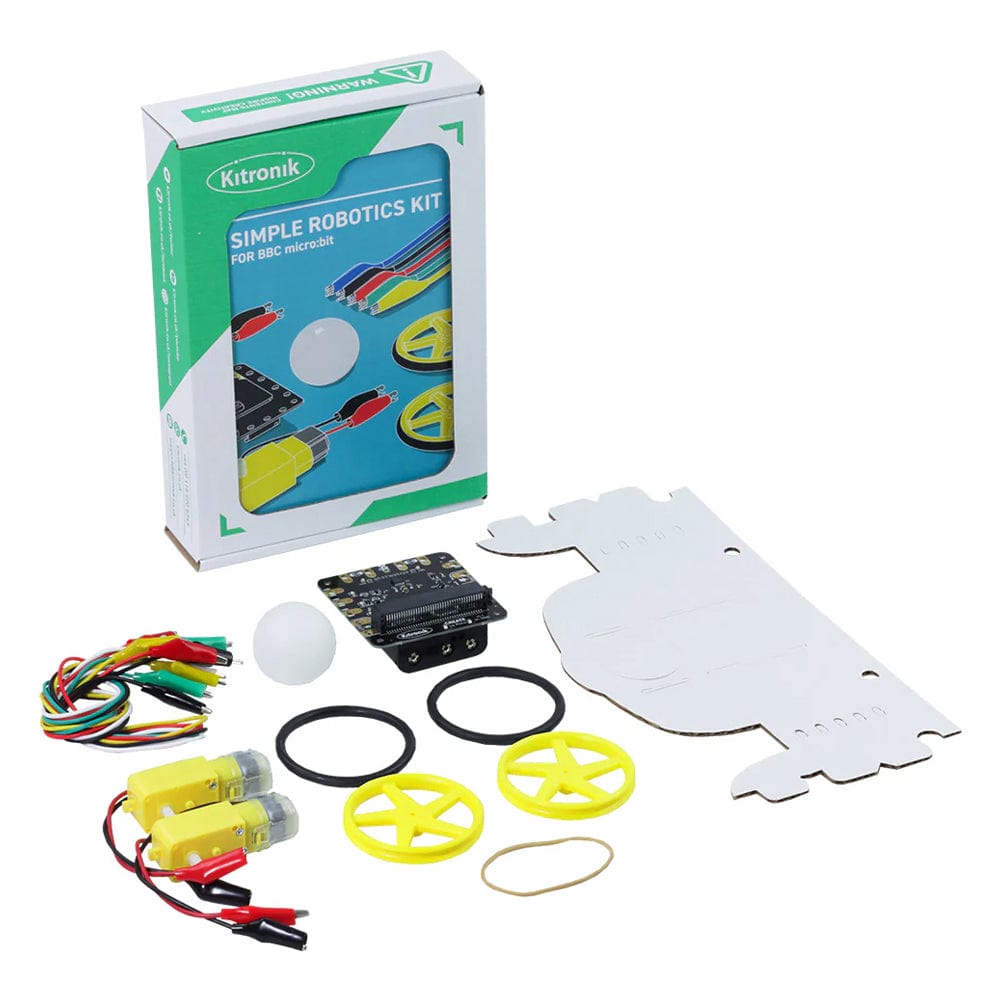 Simple Robotics Kit for the BBC micro:bit by Kitronik - The Pi Hut
