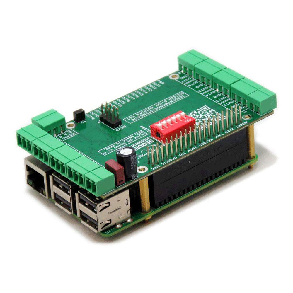 Sixteen 0-10V Analogue Outputs 8-Layer Stackable HAT for Raspberry Pi by Sequent - The Pi Hut
