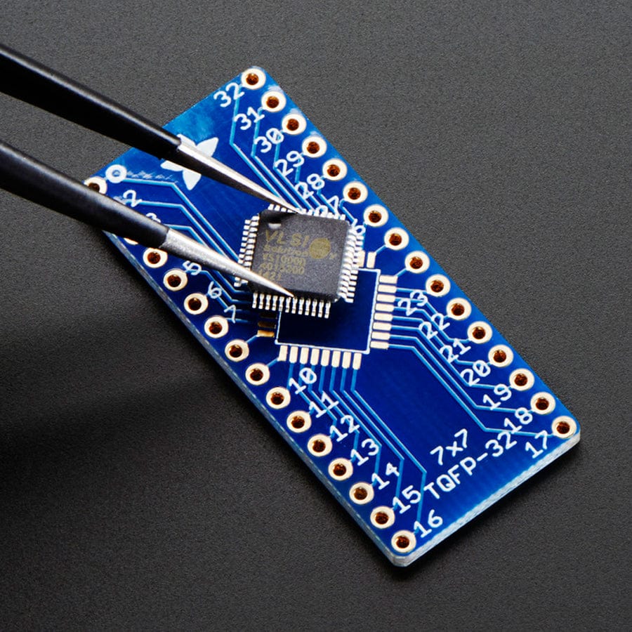 SMT Breakout PCB for 32-QFN or 32-TQFP - 3 Pack! by Adafruit - The Pi Hut