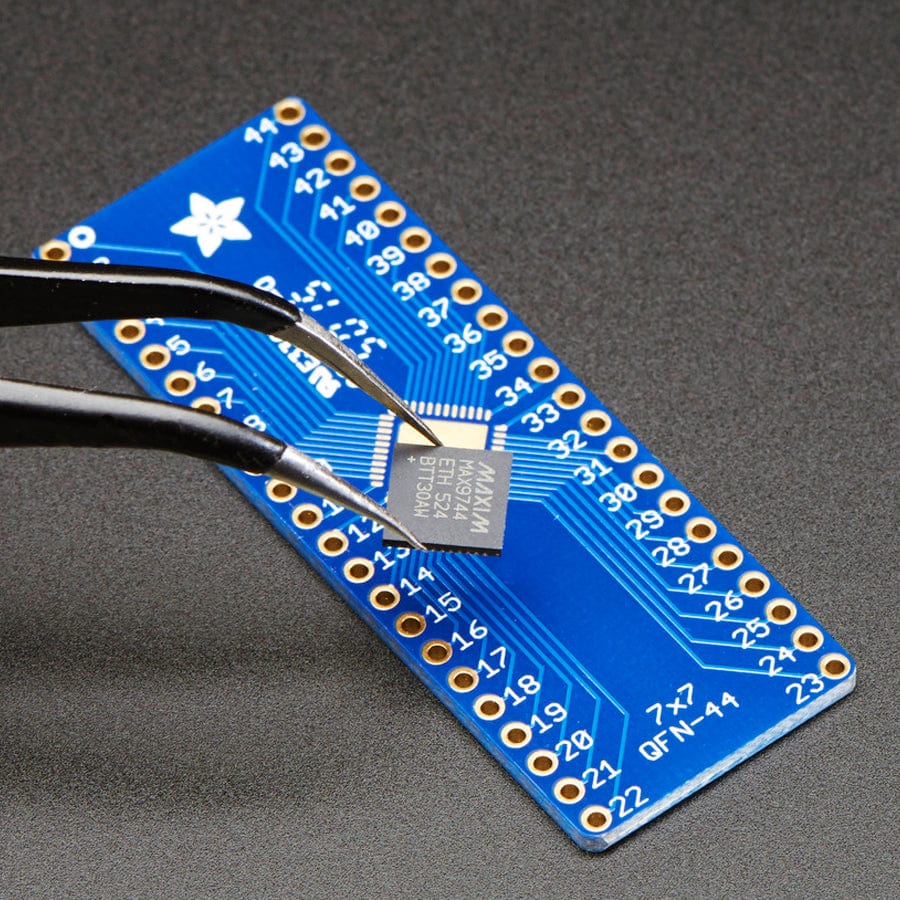 SMT Breakout PCB for 44-QFN or 44-TQFP - 3 Pack by Adafruit - The Pi Hut