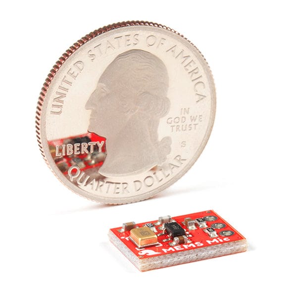 SparkFun Analog MEMS Microphone Breakout - SPH8878LR5H-1 by Sparkfun - The Pi Hut