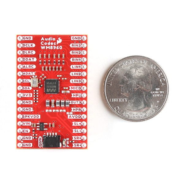 SparkFun Audio Codec Breakout - WM8960 with Headers by Sparkfun - The Pi Hut