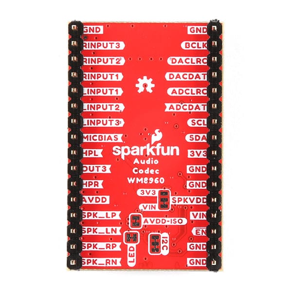 SparkFun Audio Codec Breakout - WM8960 with Headers by Sparkfun - The Pi Hut