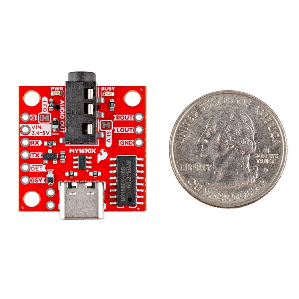 SparkFun Audio Player Breakout - MY1690X-16S by Sparkfun - The Pi Hut