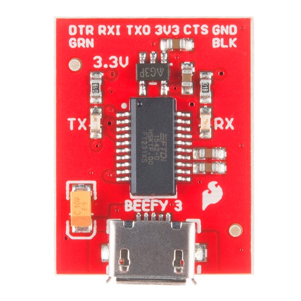 SparkFun Beefy 3 - FTDI Basic Breakout by Sparkfun - The Pi Hut