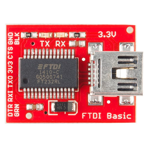 SparkFun FTDI Basic Breakout - 3.3V by Sparkfun - The Pi Hut