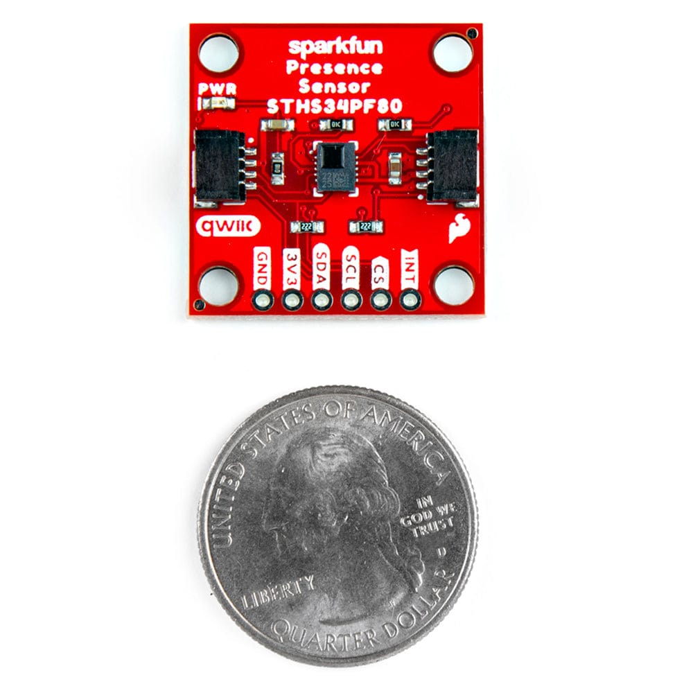 SparkFun Human Presence and Motion Sensor - STHS34PF80 (Qwiic) - The Pi Hut