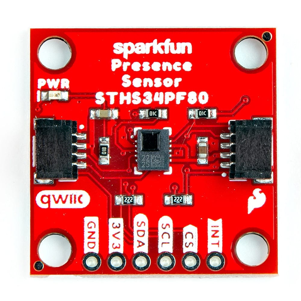 SparkFun Human Presence and Motion Sensor - STHS34PF80 (Qwiic) by Sparkfun - The Pi Hut