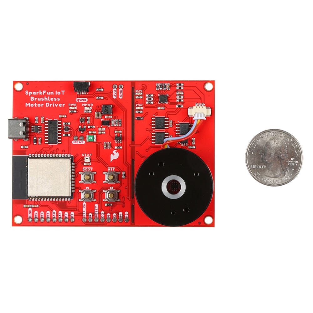 SparkFun IoT Brushless Motor Driver (ESP32 WROOM, TMC6300) by Sparkfun - The Pi Hut