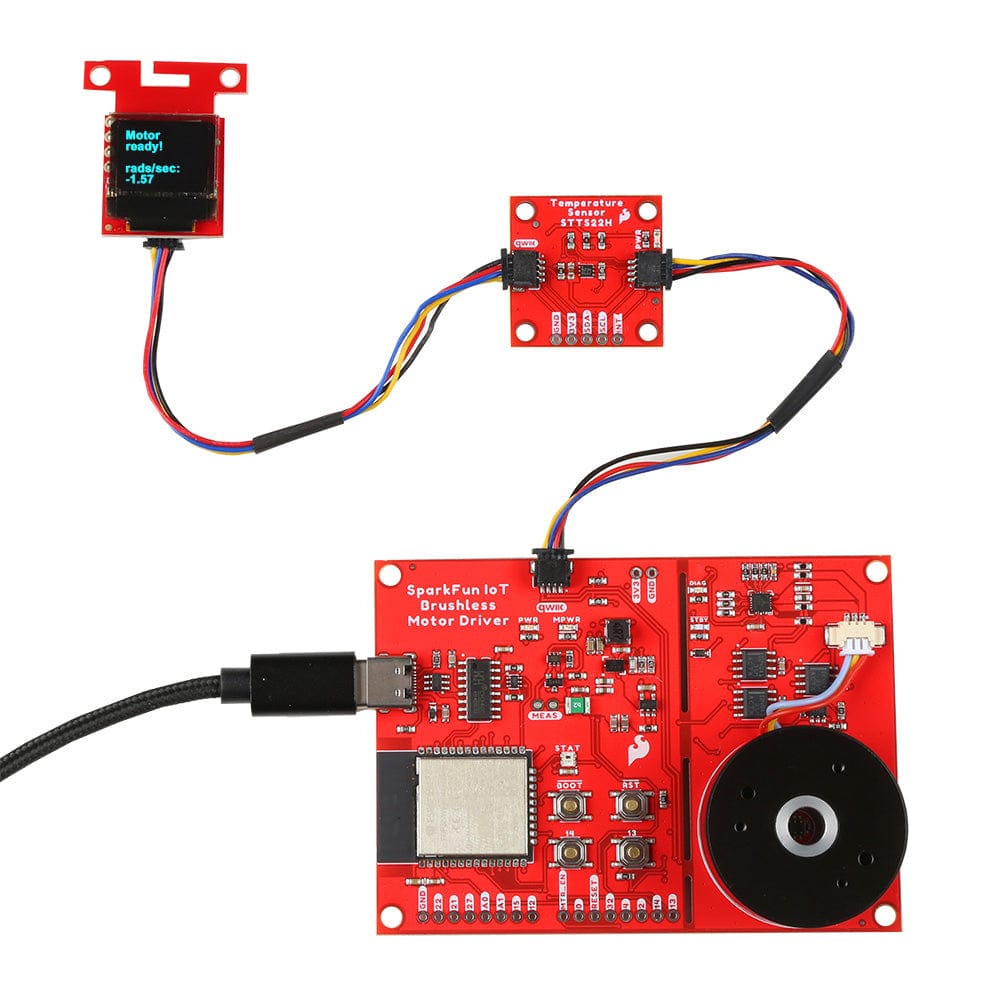 SparkFun IoT Brushless Motor Driver (ESP32 WROOM, TMC6300) by Sparkfun - The Pi Hut