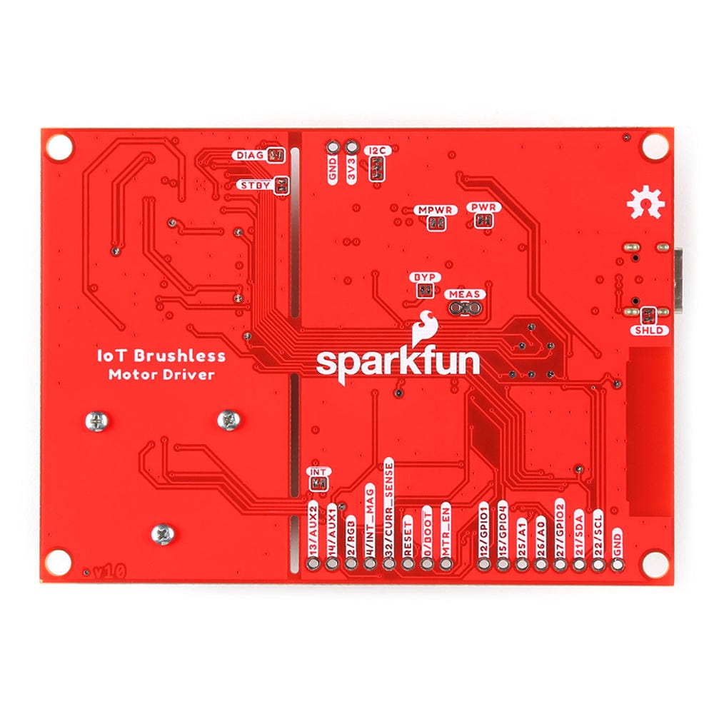 SparkFun IoT Brushless Motor Driver (ESP32 WROOM, TMC6300) by Sparkfun - The Pi Hut