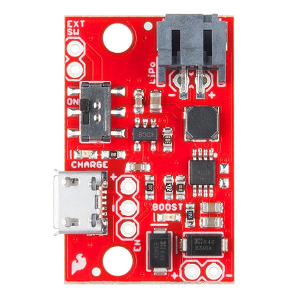 SparkFun LiPo Charger/Booster - 5V/1A by Sparkfun - The Pi Hut