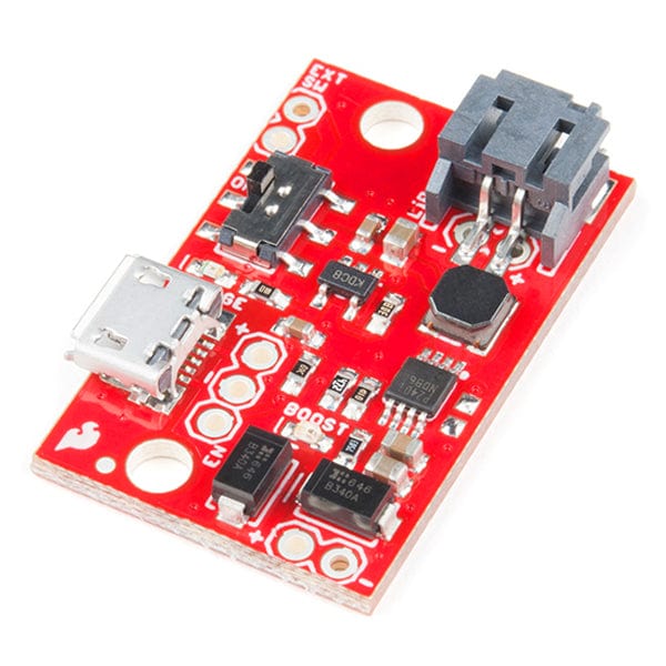 SparkFun LiPo Charger/Booster - 5V/1A by Sparkfun - The Pi Hut