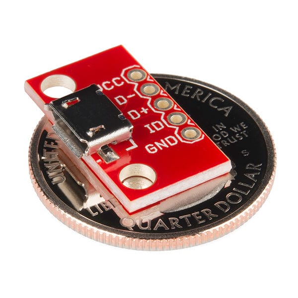 SparkFun Micro-USB Breakout by Sparkfun - The Pi Hut