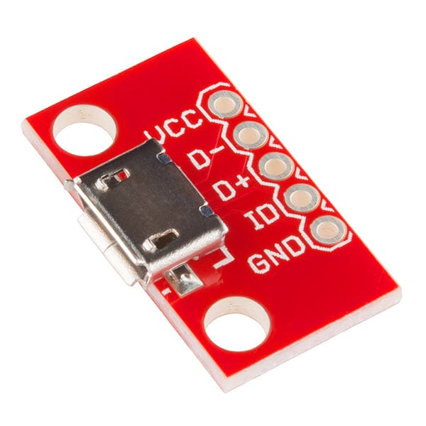 SparkFun Micro-USB Breakout by Sparkfun - The Pi Hut
