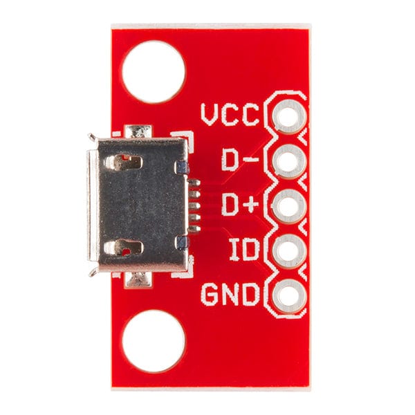 SparkFun Micro-USB Breakout by Sparkfun - The Pi Hut