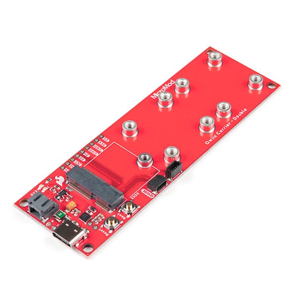 SparkFun MicroMod Qwiic Carrier Board - Double by Sparkfun - The Pi Hut