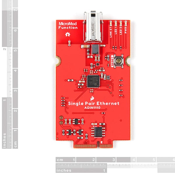 SparkFun MicroMod Single Pair Ethernet Function Board - ADIN1110 by Sparkfun - The Pi Hut