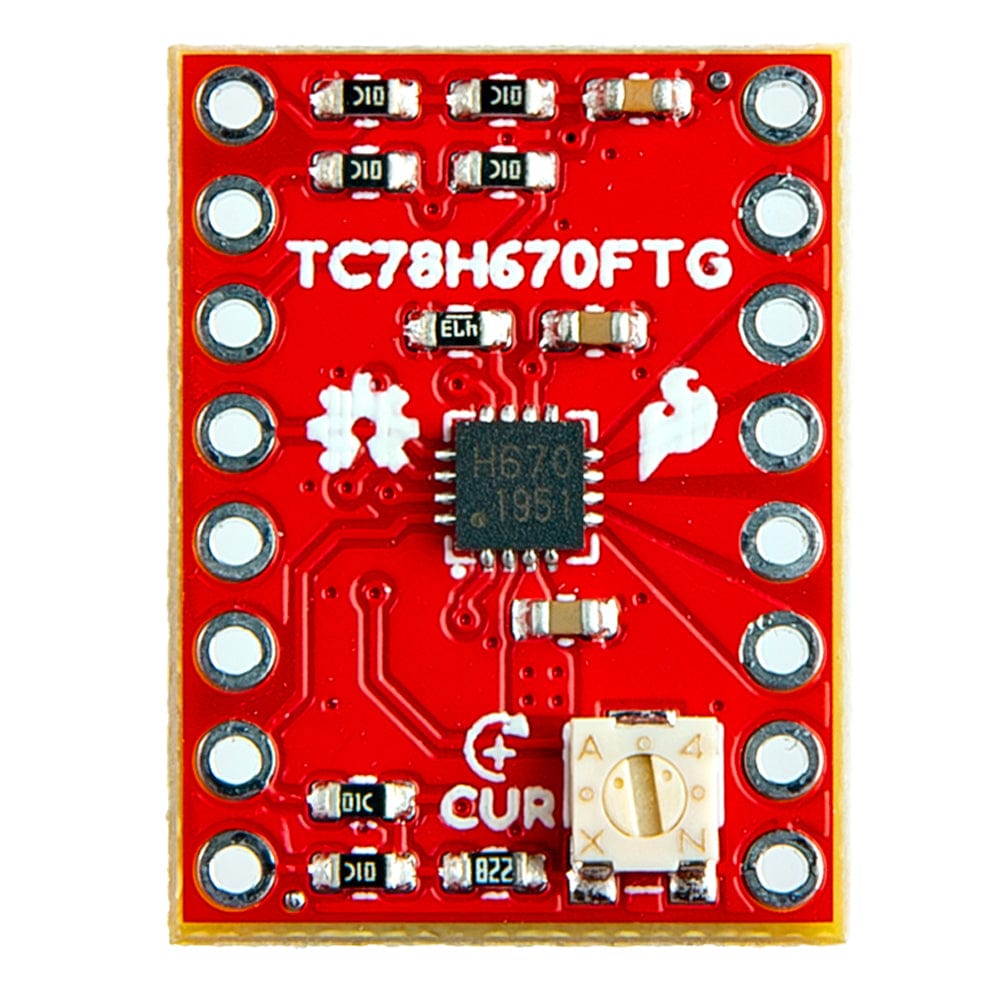 SparkFun Mini Stepper Motor Driver - TC78H670FTG by Sparkfun - The Pi Hut