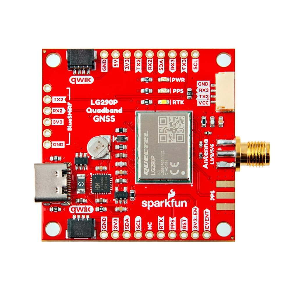 SparkFun Quadband GNSS RTK Breakout - LG290P (Qwiic) by Sparkfun - The Pi Hut