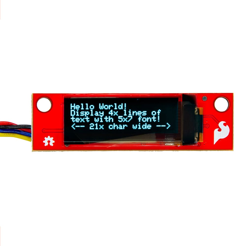 SparkFun Qwiic 0.91" OLED Display (128 x 32) by Sparkfun - The Pi Hut