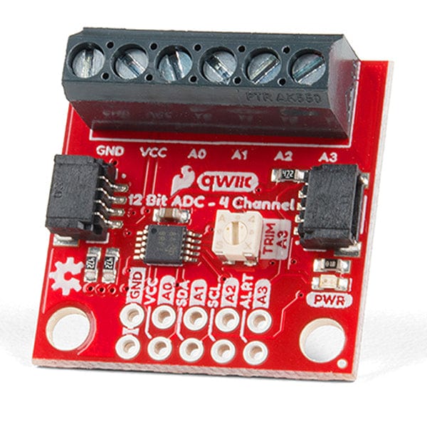 SparkFun Qwiic 12 Bit ADC - 4 Channel (ADS1015) by Sparkfun - The Pi Hut
