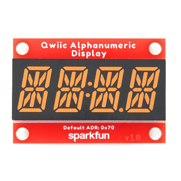 SparkFun Qwiic Alphanumeric Display - Pink by Sparkfun - The Pi Hut