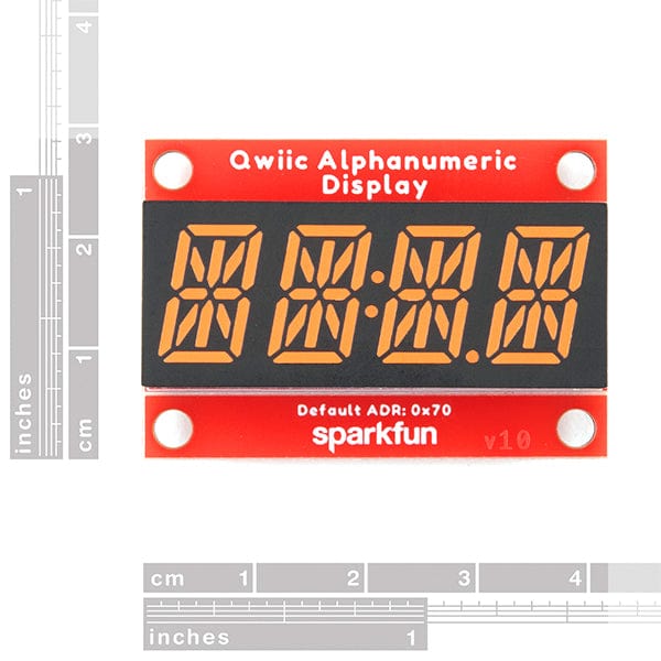 SparkFun Qwiic Alphanumeric Display - Pink by Sparkfun - The Pi Hut