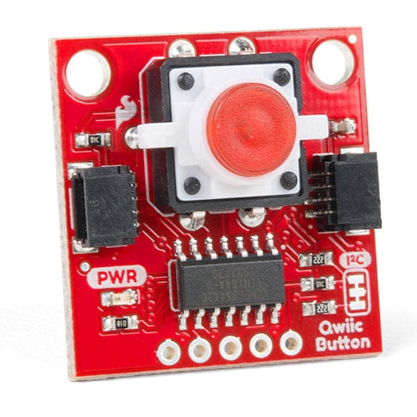 SparkFun Qwiic Button - Red LED by Sparkfun - The Pi Hut