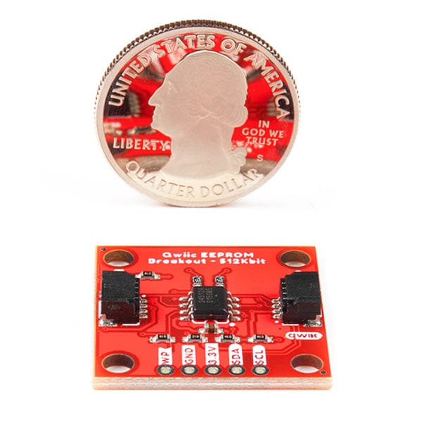 SparkFun Qwiic EEPROM Breakout - 512Kbit by Sparkfun - The Pi Hut