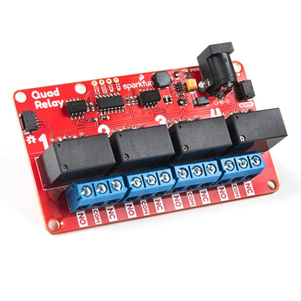SparkFun Qwiic Quad Relay by Sparkfun - The Pi Hut