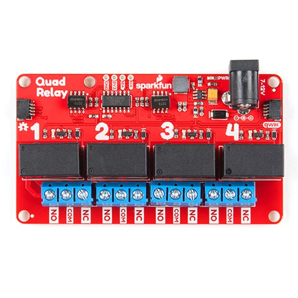SparkFun Qwiic Quad Relay by Sparkfun - The Pi Hut