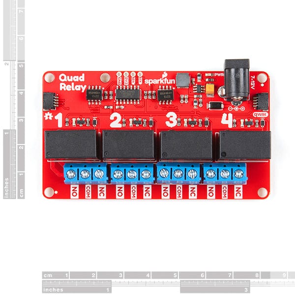 SparkFun Qwiic Quad Relay by Sparkfun - The Pi Hut